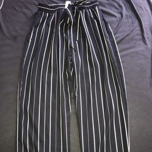 Striped Flowy Pants